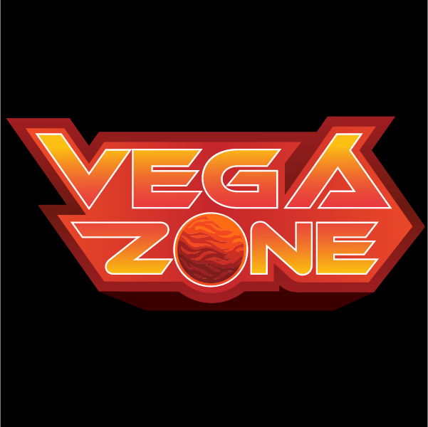 Logo Vegazone casino tema Las Vegas com Live Casino